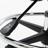 כסא טיפולים מסתובב ומתכוונן - לבן