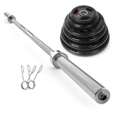 באנדל מוט אולימפי + פלטות משקולות צלחת אולימפיות לבחירה