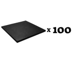 100 אריחי גומי מקצועיים לחדר כושר 100*100*2 סנטימטר