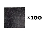 באנדל 100 אריחי גומי מקצועיים מוחלקים לחדר כושר 100*100*2 סנטימטר - שחור לבן