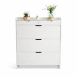 ארון נעליים 4 קומות - לבן