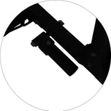 מקבילים ועמדת T-Bar Row מובנים בחצי כלוב משקולות מקצועי בצבע שחור – לאימוני דיפס וחתירה.