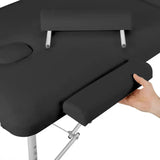 מיטת טיפולים מתכווננת ומתקפלת 